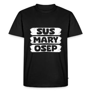 Sus Mary Osep Expression Pinoy Drôle Pour A - T-shirt Premium bio Homme - noir - Devant - Nico (187cm)