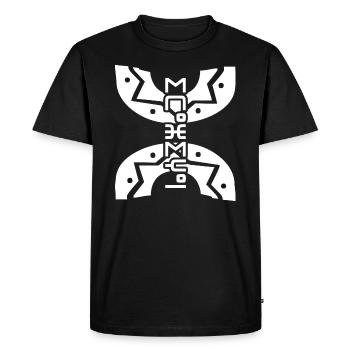 Imazighen Amazigh Berbère Rif Kabylie - T-shirt Premium bio Homme - noir - Devant - Nico (187cm)