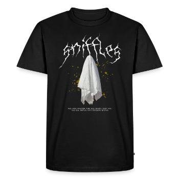 Tabac à priser « Black Metal Style » - T-shirt Premium bio Homme - noir - Devant - Nico (187cm)