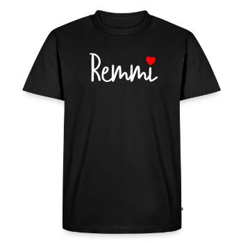 Remmi Demmi Remmidemmi Meilleures amies - T-shirt Premium bio Homme - noir - Devant - Nico (187cm)