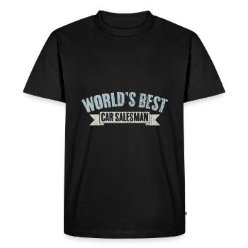 Concessionnaire automobile cool pour le meilleur au monde - T-shirt Premium bio Homme - noir - Devant - Nico (187cm)