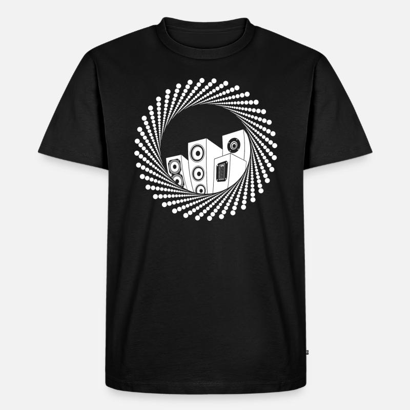 23 Sound - Männer Premium Bio T-Shirt - Schwarz