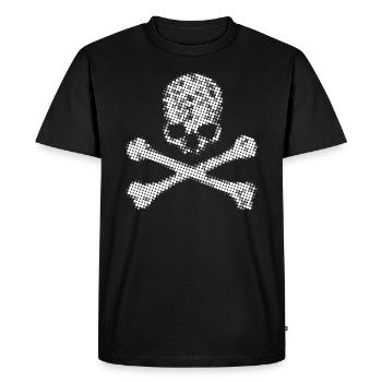 Skull and Bones - Men's Premium Organic T-Shirt - black - Front - Nico (187cm)