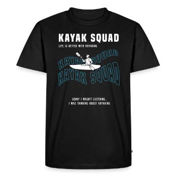 Kayak Squad Ironic Saying Sports nautiques Kayak - T-shirt Premium bio Homme - noir - Devant - Nico (187cm)