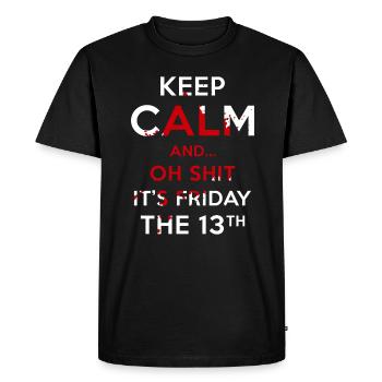 Superstition Friday 13. - Men's Premium Organic T-Shirt - black - Front - Nico (187cm)