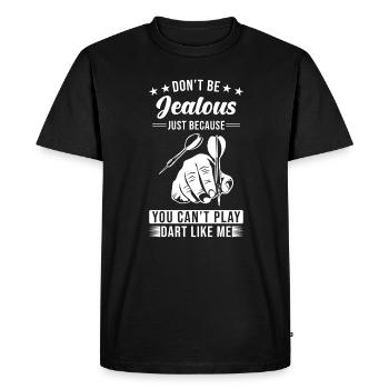 Dard - T-shirt Premium bio Homme - noir - Devant - Nico (187cm)