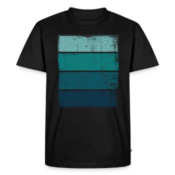 Contexte Grunge Sea Diving Marine - T-shirt Premium bio Homme - noir - Devant - Nico (187cm)