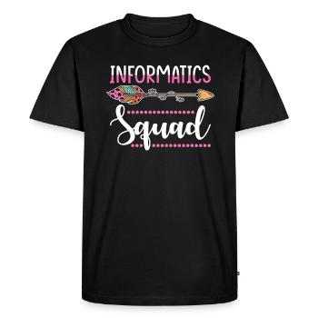 Computer scientist - Men's Premium Organic T-Shirt - black - Front - Nico (187cm)