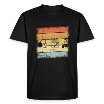 Pharmacist - Men's Premium Organic T-Shirt - black - Front - Nico (187cm)