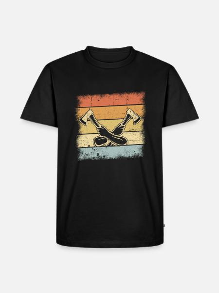 Lumberjack Gifts - Men's Premium Organic T-Shirt - black