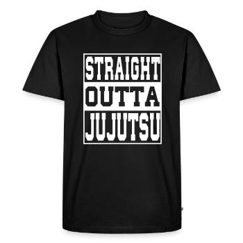 Jujutsu disant drôle - T-shirt Premium bio Homme - noir - Devant - Nico (187cm)