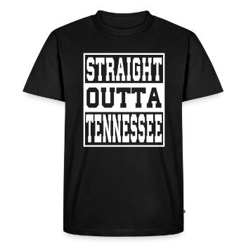 Tennessee disant drôle Tennessee Cadeau - T-shirt Premium bio Homme - noir - Devant - Nico (187cm)