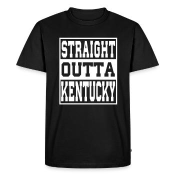 Kentucky disant drôle Kentucky Cadeau - T-shirt Premium bio Homme - noir - Devant - Nico (187cm)