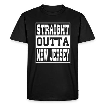 New Jersey Saying Funny New Jersey Gift - Men's Premium Organic T-Shirt - black - Front - Nico (187cm)
