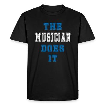 Le musicien le fait Musician Gift - T-shirt Premium bio Homme - noir - Devant - Nico (187cm)