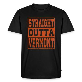 Vermont Saying Funny Vermont Gift - Men's Premium Organic T-Shirt - black - Front - Nico (187cm)