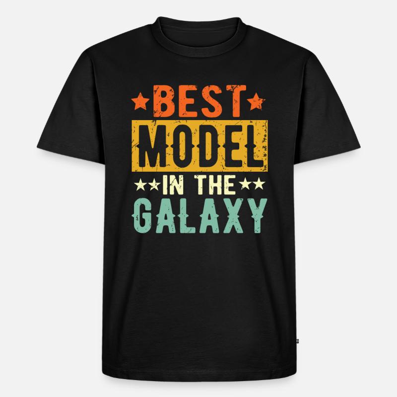Best Model ever Model Geschenk - Männer Premium Bio T-Shirt - Schwarz