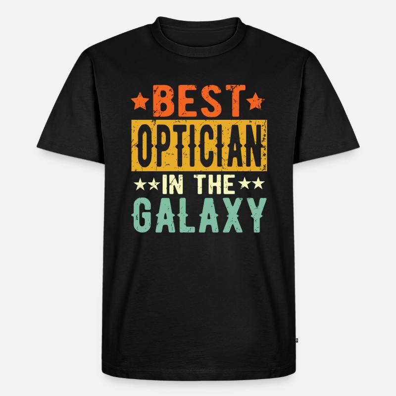 Best Optiker ever Optiker Geschenk - Männer Premium Bio T-Shirt - Schwarz