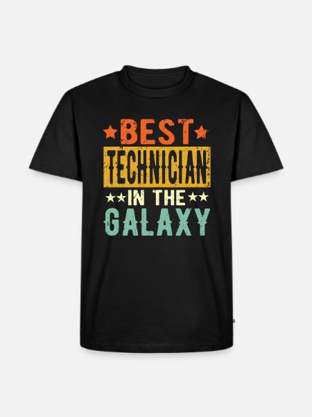 Best Technician ever Technician Gift - Men's Premium Organic T-Shirt - black