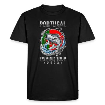 Angel Tour Portugal 2023 - T-shirt Premium bio Homme - noir - Devant - Nico (187cm)