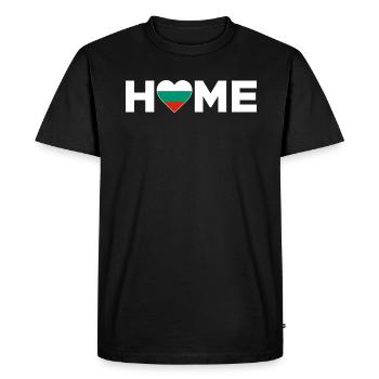 Bulgarie Patrie Bulgarie Drapeau - T-shirt Premium bio Homme - noir - Devant - Nico (187cm)