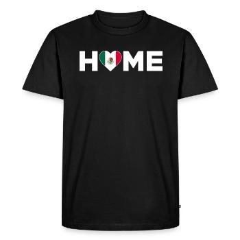 Mexico Home Mexico Flag Mexico Love - Men's Premium Organic T-Shirt - black - Front - Nico (187cm)