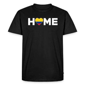 Colombie Patrie Colombie Drapeau - T-shirt Premium bio Homme - noir - Devant - Nico (187cm)