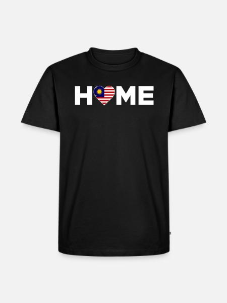 Malaysia Home Malaysia Flag - Men's Premium Organic T-Shirt - black