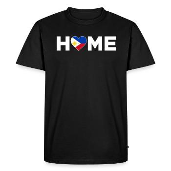 Philippines Patrie Philippines Drapeau - T-shirt Premium bio Homme - noir - Devant - Nico (187cm)