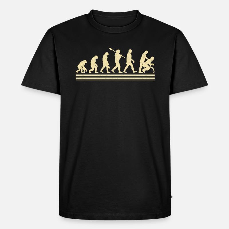 Physiotherapist Assistant Evolution - Men's Premium Organic T-Shirt - black
