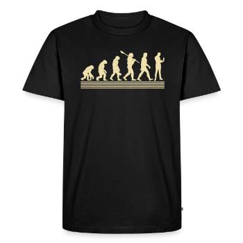 Evolution Of the Computer Systems Analyst - Men's Premium Organic T-Shirt - black - Front - Nico (187cm)