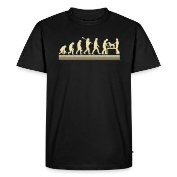 Veterinary development - Men's Premium Organic T-Shirt - black - Front - Nico (187cm)