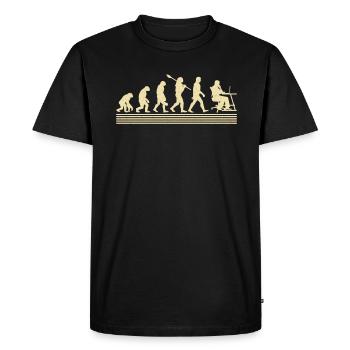 Administrator Development - Men's Premium Organic T-Shirt - black - Front - Nico (187cm)