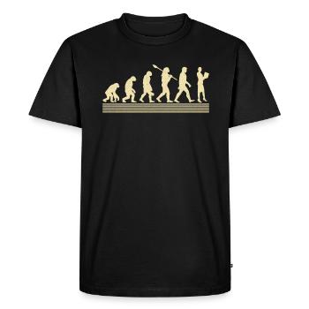 Développement des travailleurs sociaux - T-shirt Premium bio Homme - noir - Devant - Nico (187cm)
