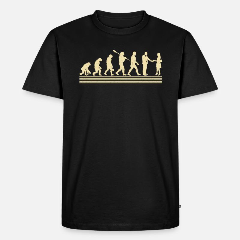 Real estate agent evolution - Men's Premium Organic T-Shirt - black