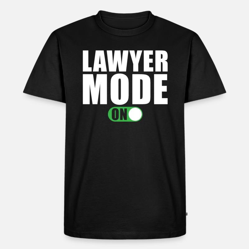 Mode Avocat activé - T-shirt Premium bio Homme - noir