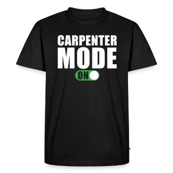 Carpenter Mode A Carpenter Carpenter Carpenter - Men's Premium Organic T-Shirt - black - Front - Nico (187cm)