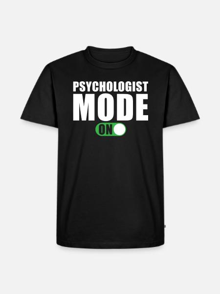 Psychologist mode at - Men's Premium Organic T-Shirt - black