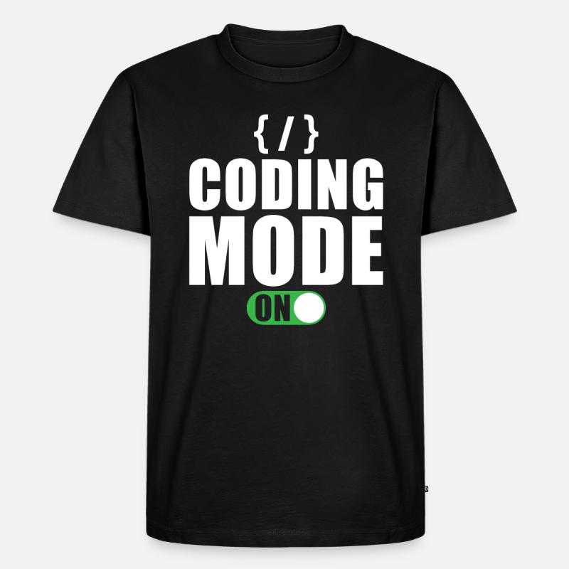 Cadeau de programmeur développeur codeur - T-shirt Premium bio Homme - noir