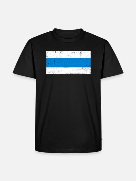 Russia Flag New - Men's Premium Organic T-Shirt - black