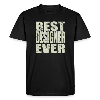 Meilleur cadeau de designer de tous les temps - T-shirt Premium bio Homme - noir - Devant - Nico (187cm)