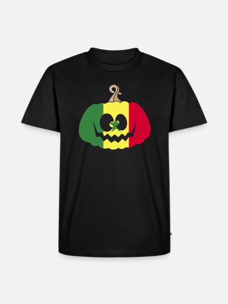 Hungary Halloween Pumpkin - Men's Premium Organic T-Shirt - black