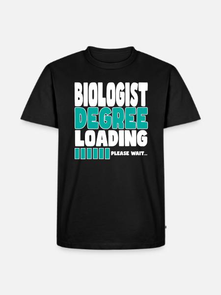 Biologist invites training - Men's Premium Organic T-Shirt - black