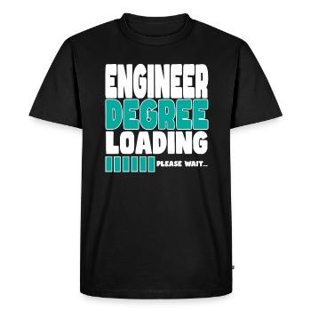 Engineer invites training - Men's Premium Organic T-Shirt - black - Front - Nico (187cm)