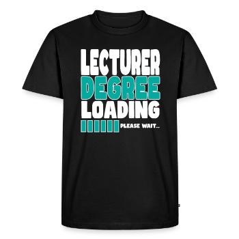 Lecturer invites training - Men's Premium Organic T-Shirt - black - Front - Nico (187cm)