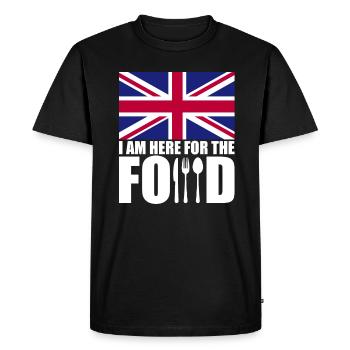 Royaume-Uni Royaume-Uni souvenir de voyage de vacances - T-shirt Premium bio Homme - noir - Devant - Nico (187cm)