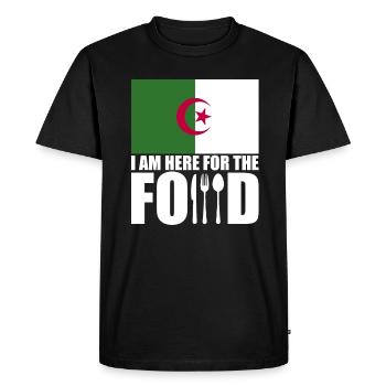 Souvenir de voyage de vacances en Algérie - T-shirt Premium bio Homme - noir - Devant - Nico (187cm)