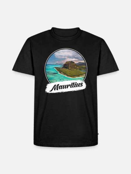 Mauritius Souvenir - Men's Premium Organic T-Shirt - black