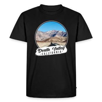 Death Valley California Souvenir - T-shirt Premium bio Homme - noir - Devant - Nico (187cm)