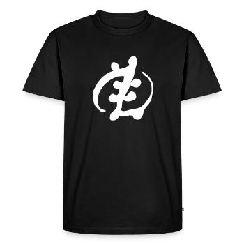 Egypte Ancien symbole Dieu - T-shirt Premium bio Homme - noir - Devant - Nico (187cm)